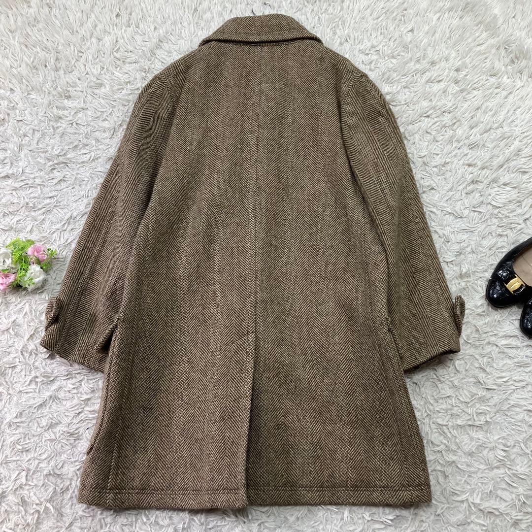 レディース POLO SPORT ラルフローレン ヘリンボーン ウールコート