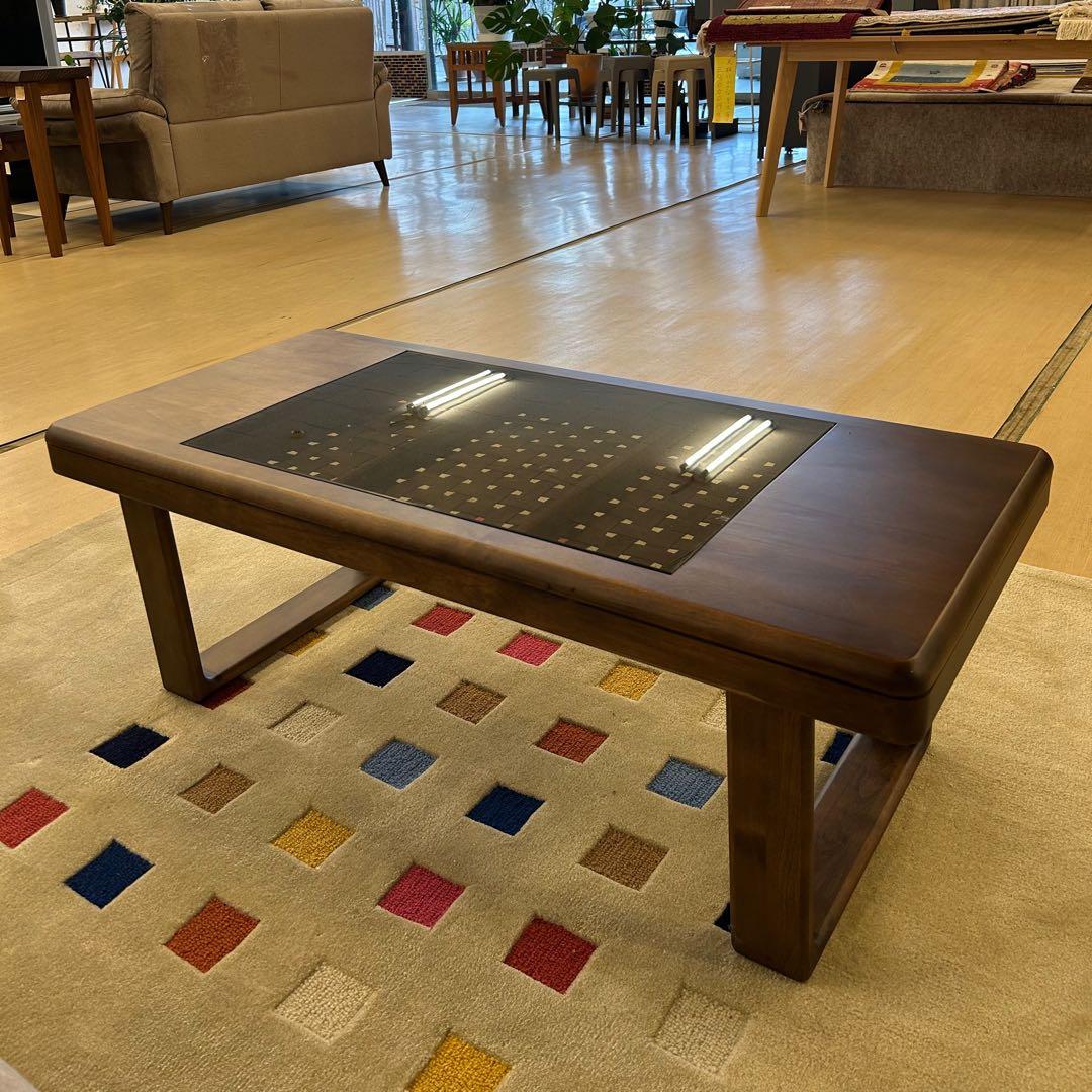 かおりん 新品☆センターテーブル リビングテーブル ガラステーブル 木製