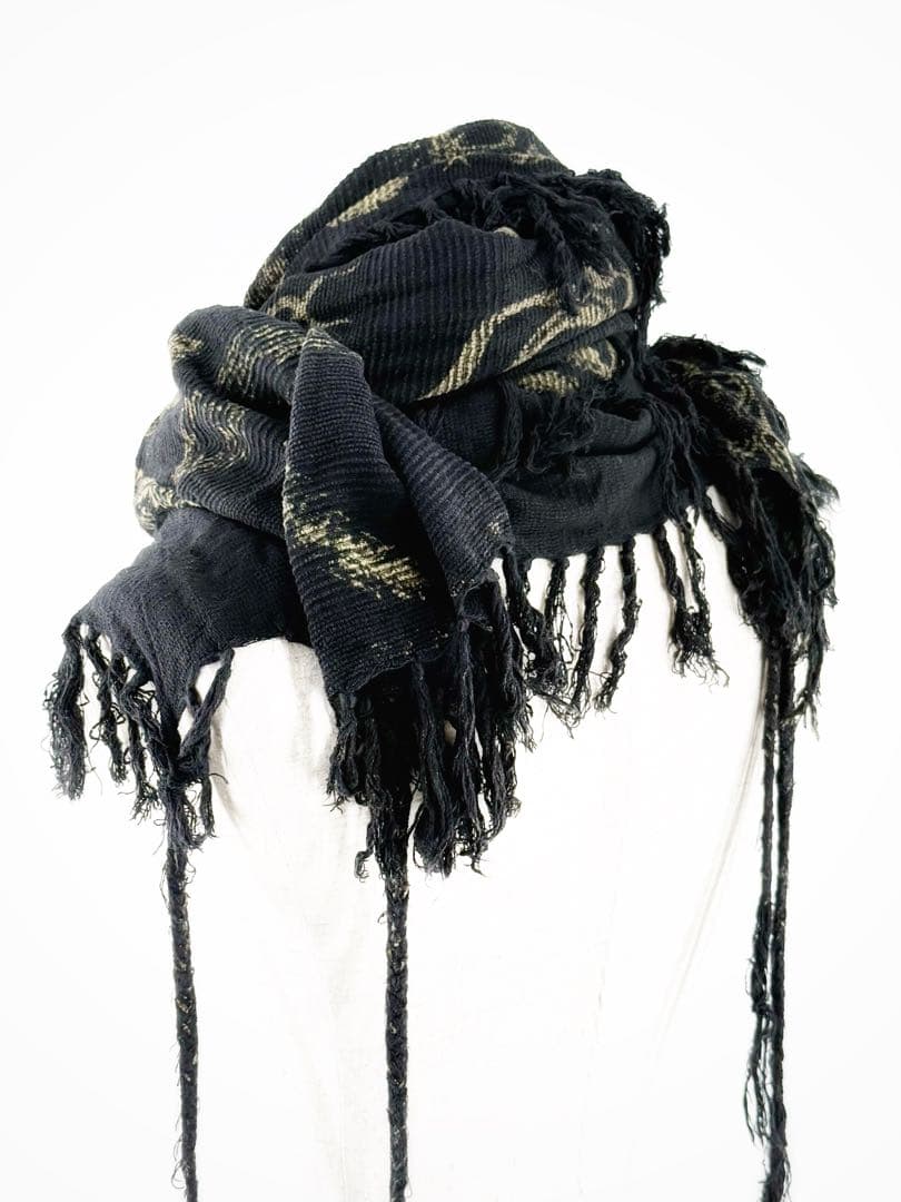 14th Addiction アフガン巻き アレンジマフラー 大判ストール