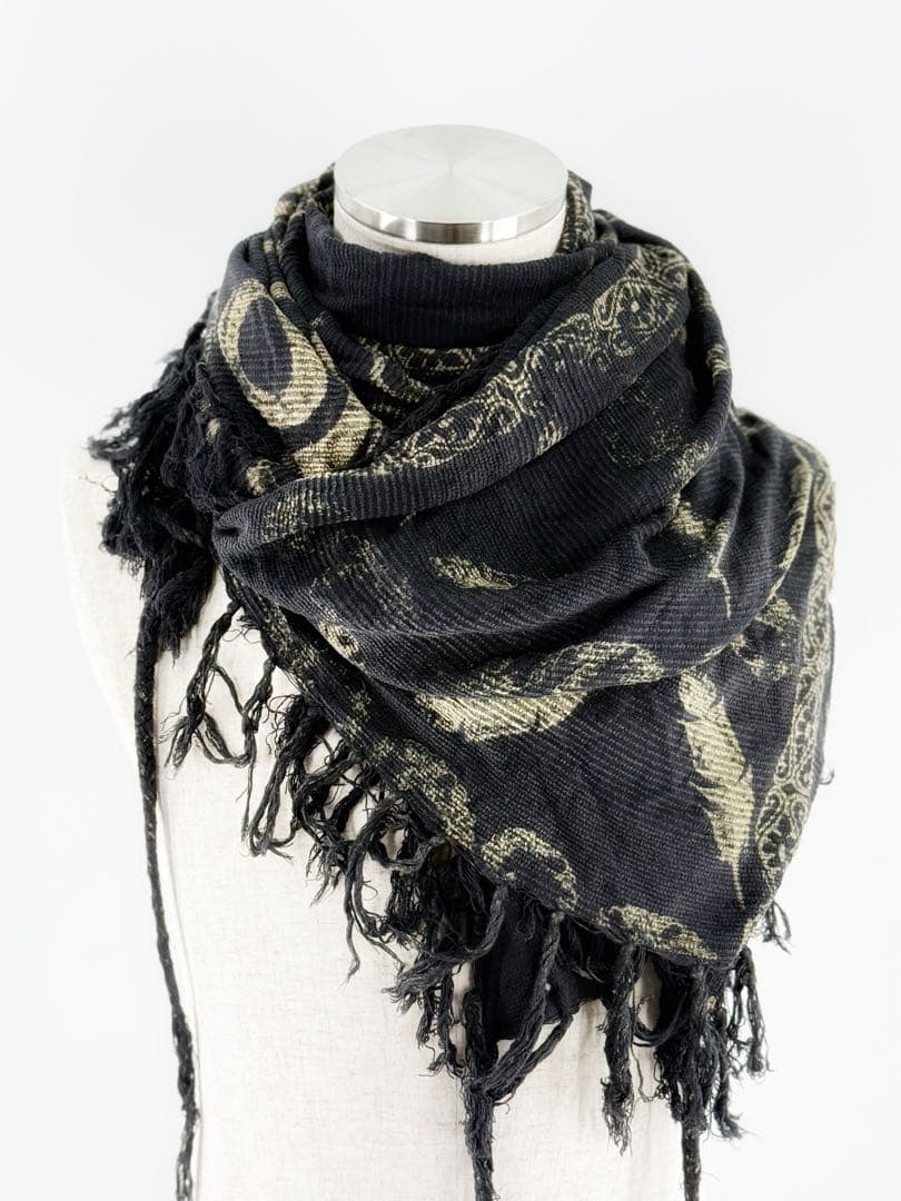 14th Addiction アフガン巻き アレンジマフラー 大判ストール