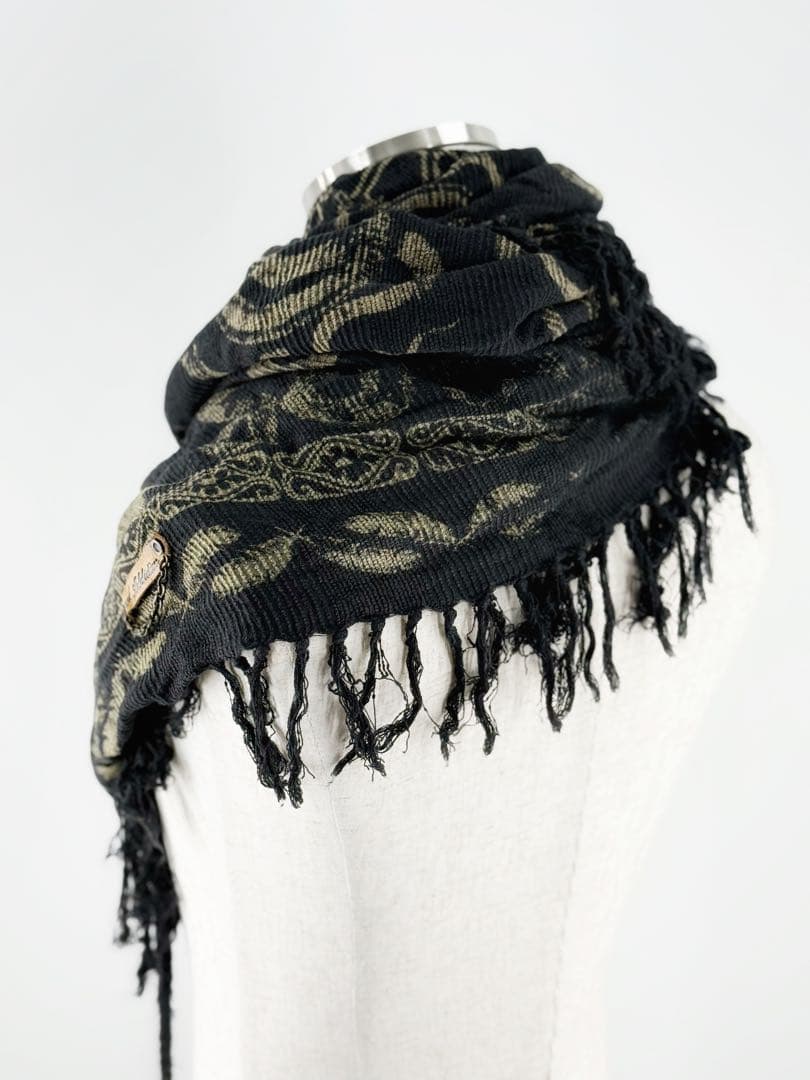 14th Addiction アフガン巻き アレンジマフラー 大判ストール