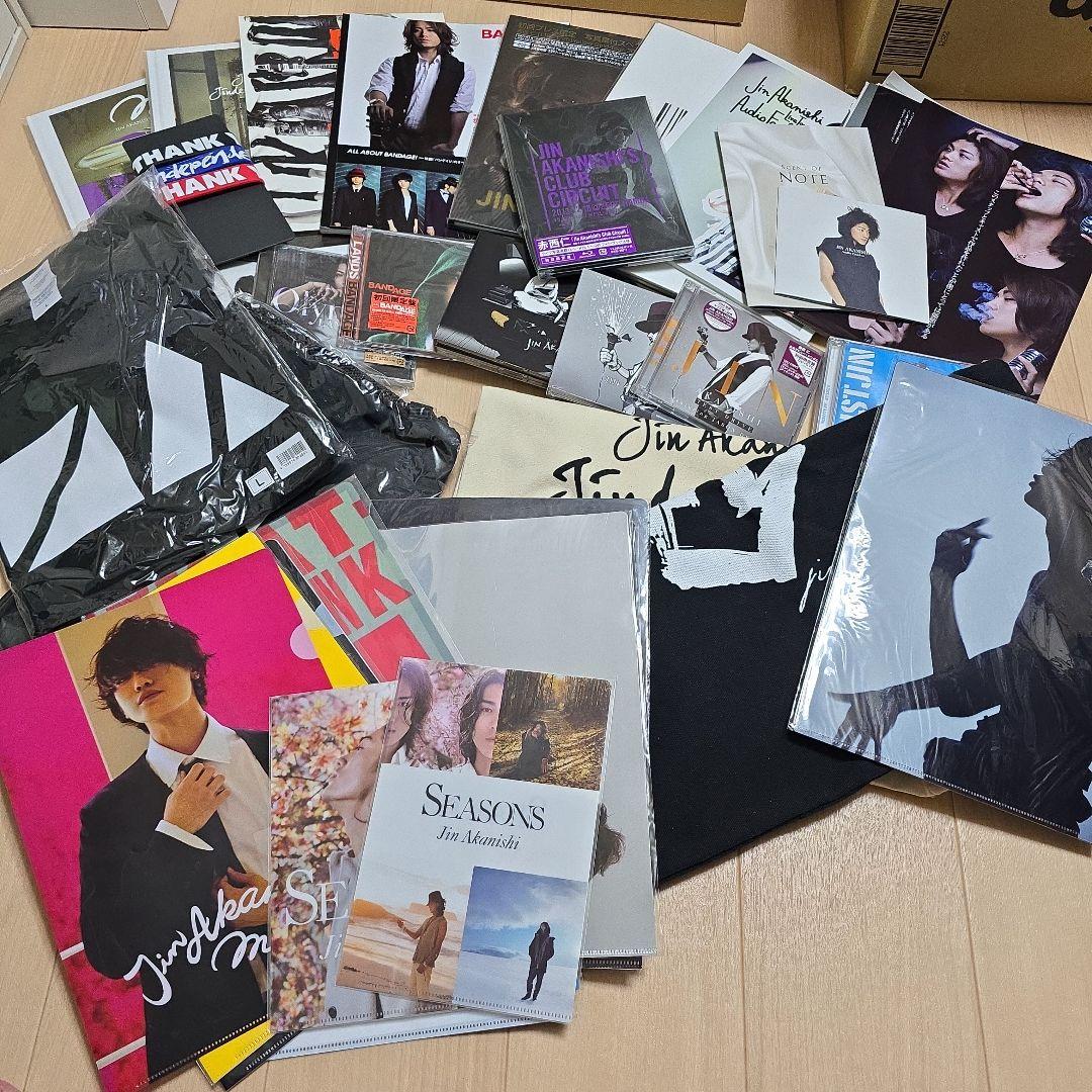赤西仁　レア　グッズ　大量まとめ売り　CD DVD トートバッグ　クリアファイル