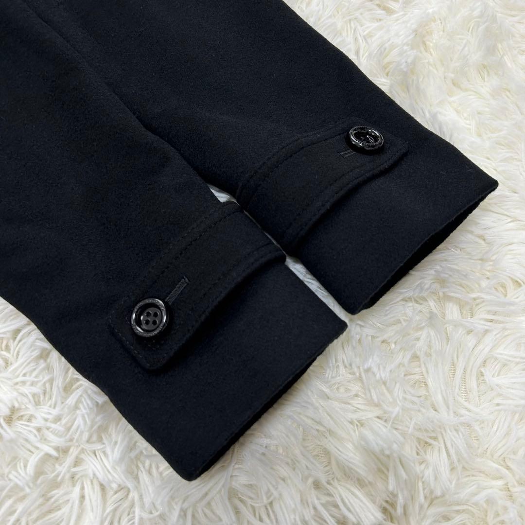 【新品タグ付/L】バーバリーロンドン チェスターコート アウター カシミヤ 黒