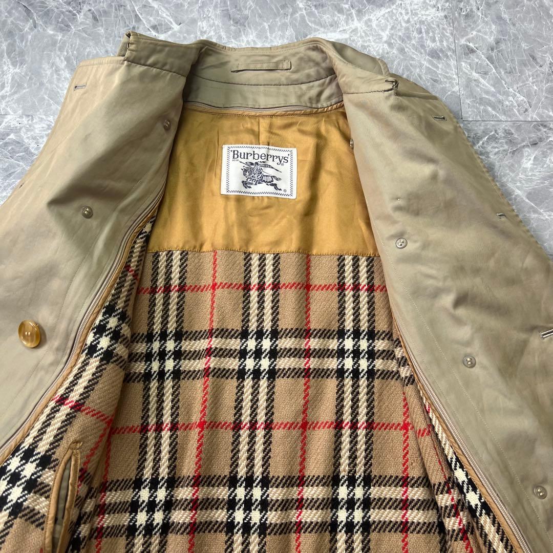 バーバリー♡トレンチコート　ベルト　ライナー　カーキ　ノバチェック　L相当