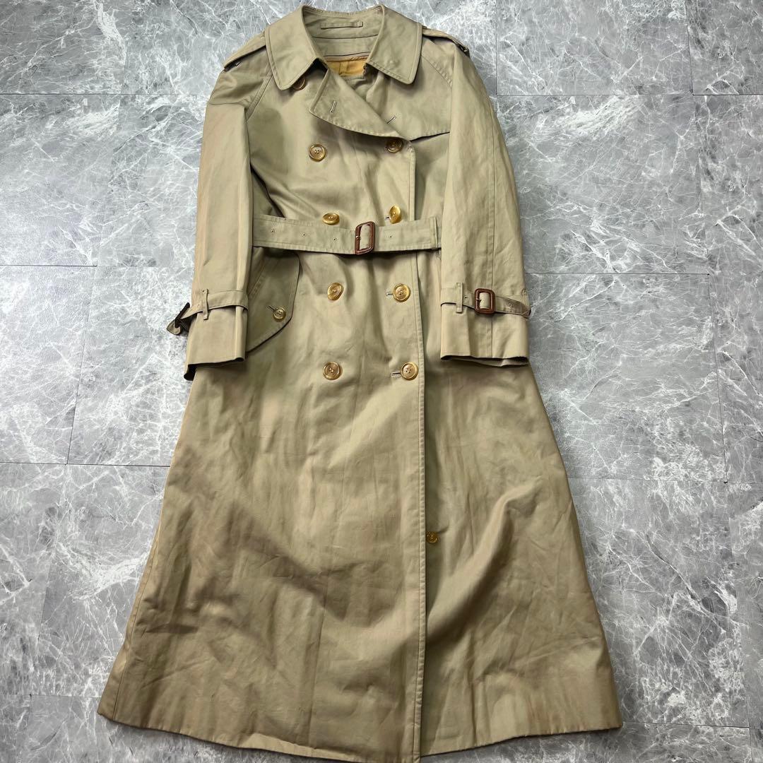 バーバリー♡トレンチコート　ベルト　ライナー　カーキ　ノバチェック　L相当