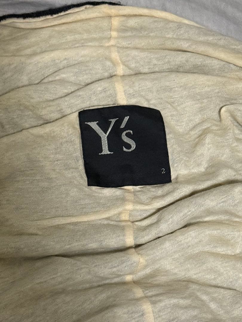 希少・ Y's ワイズ　ヨウジヤマモト　変形ジャケット　ブラック