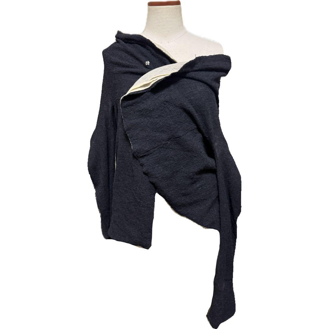 希少・ Y's ワイズ　ヨウジヤマモト　変形ジャケット　ブラック