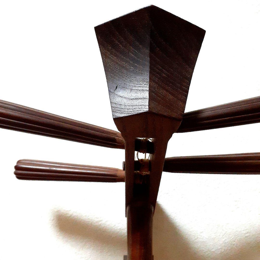 百*花様 筑前琵琶／四弦五柱／撥・大正時代の楽譜？あり／超レア