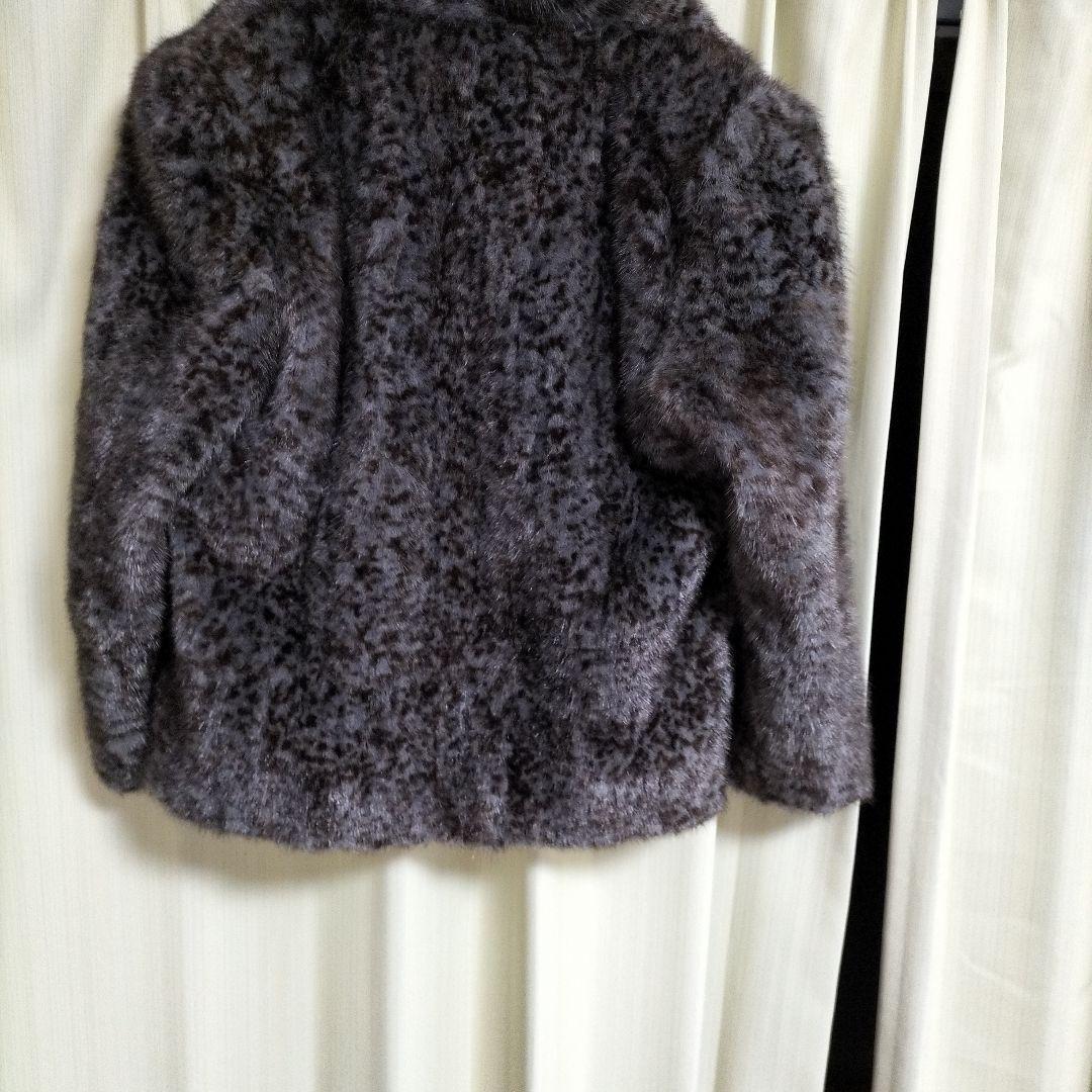 EMBA グレー ファー ジャケット