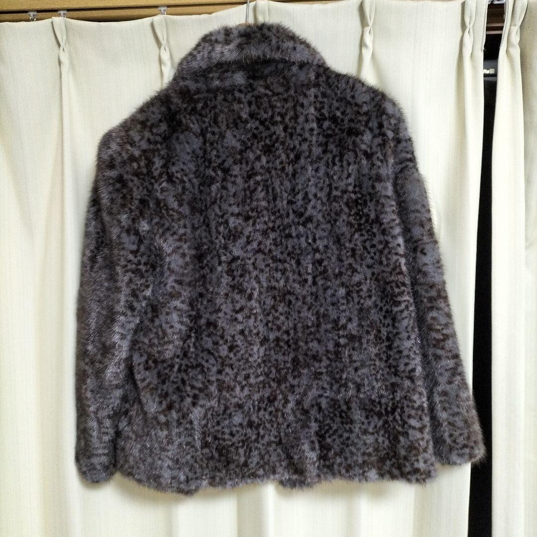 EMBA グレー ファー ジャケット