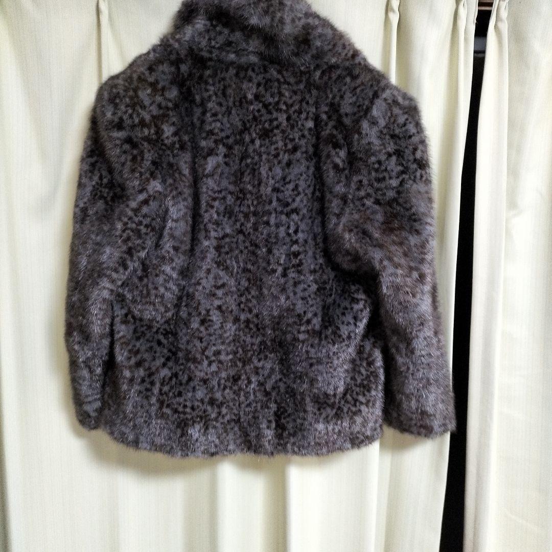 EMBA グレー ファー ジャケット