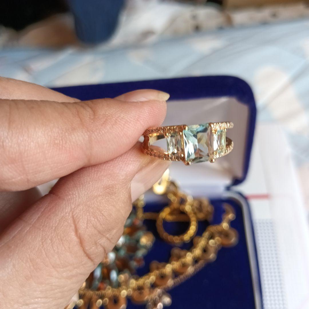 遺品生前整理アクセサリー纏め K18パール、ブルートパース14Kリングプレゼント