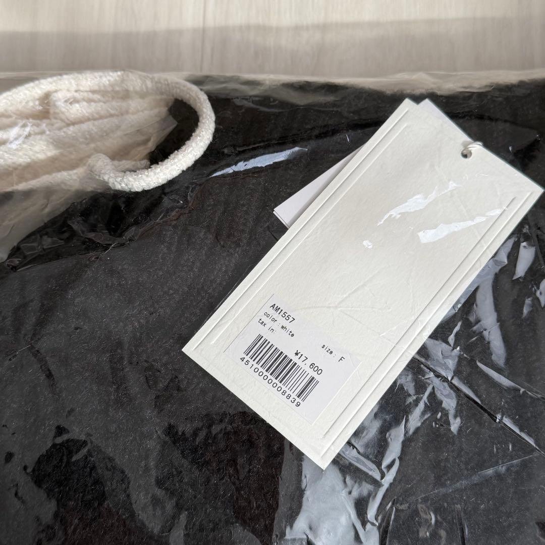 ワンピース andmary Twiggy tweed mini dress white