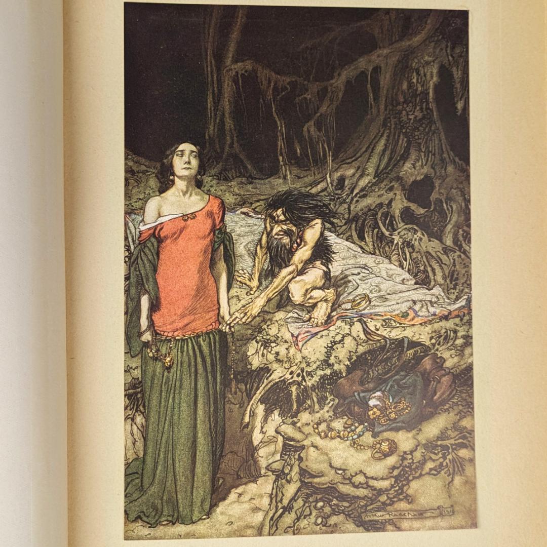 初版 アーサー・ラッカム挿画紋本 カラーイラスト全揃いジークフリート・神々の黄昏