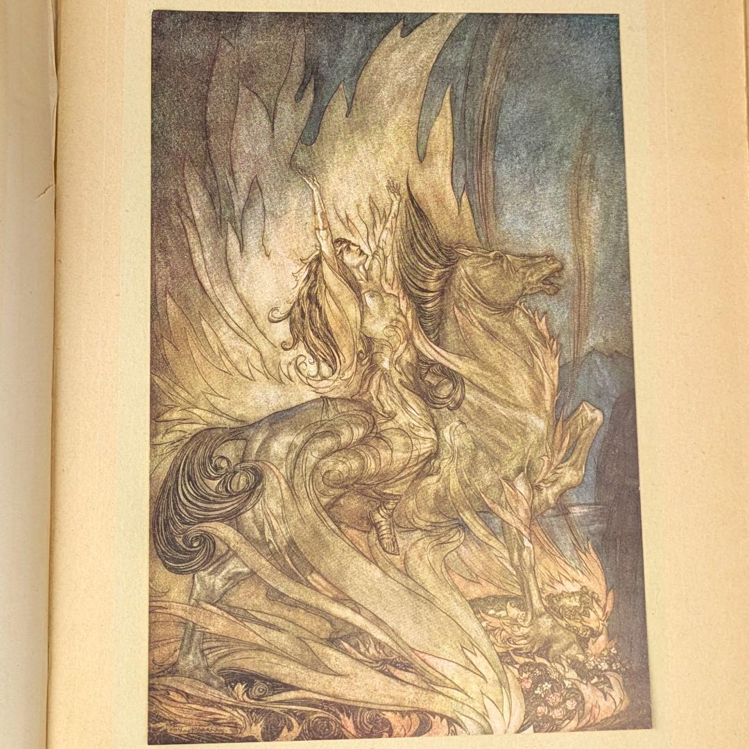 初版 アーサー・ラッカム挿画紋本 カラーイラスト全揃いジークフリート・神々の黄昏