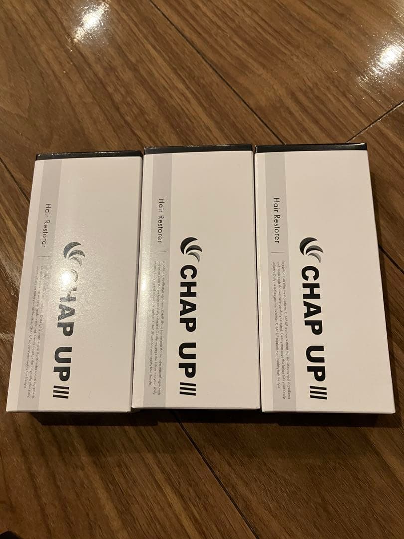 未開封品 CHAP UP チャップアップ 薬用育毛剤　120ml 3個　レフィル