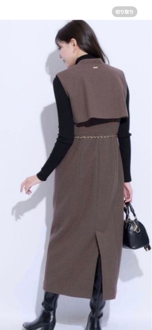 Mystrada トレンチジレワンピース M グレー