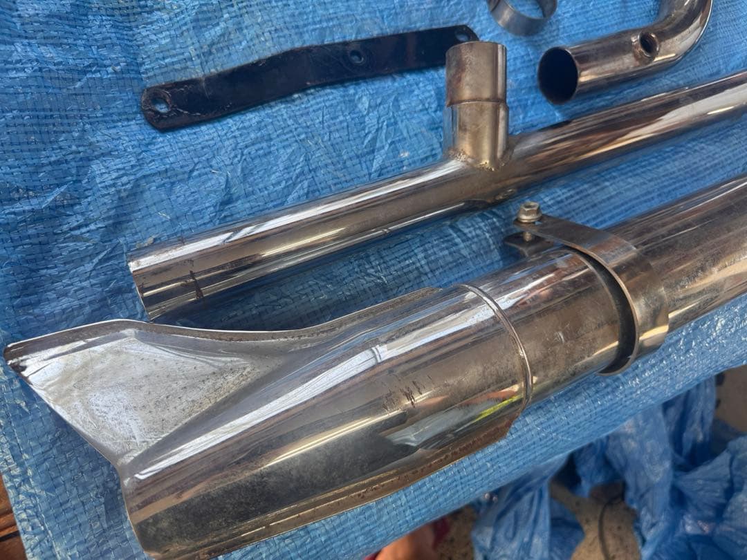 ケンテック　クラシック2in1マフラー(フィッシュ) シャドウ400クラシック