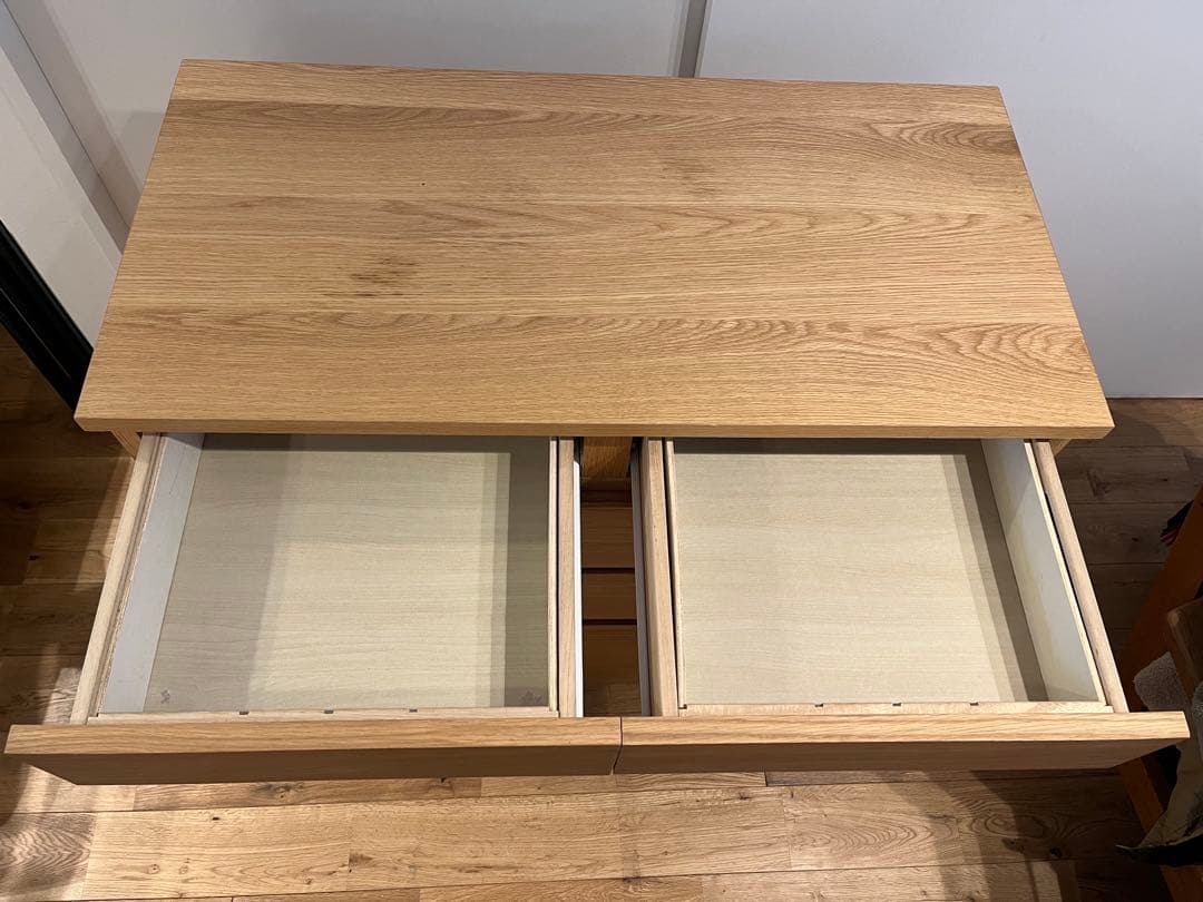 yuさん用　MUJI 無印良品　木製チェスト４段　オーク材突板