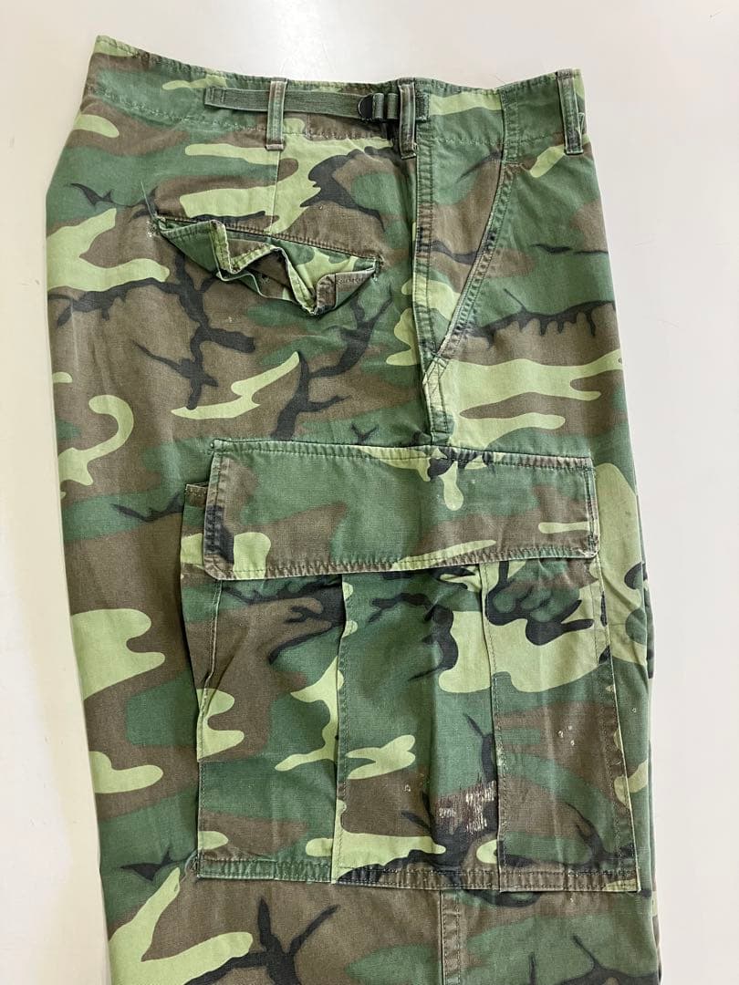 米軍実物 60's ERDL ノンリップ ファティーグパンツ M-R