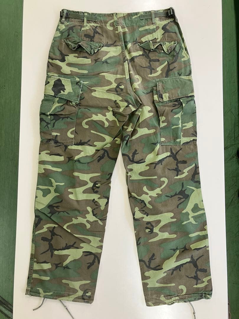 米軍実物 60's ERDL ノンリップ ファティーグパンツ M-R