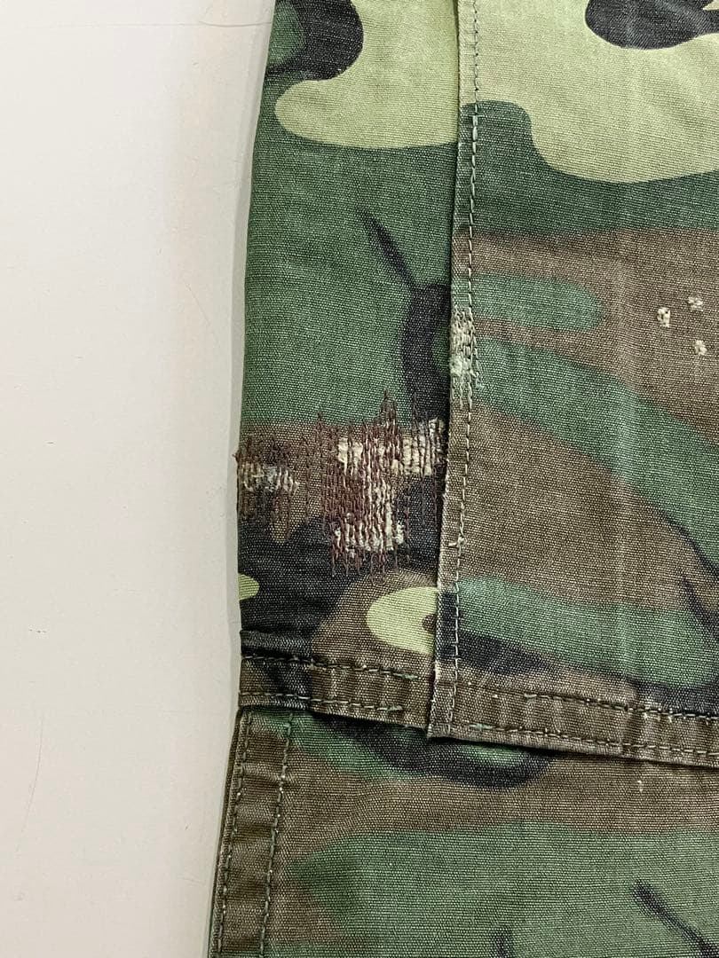 米軍実物 60's ERDL ノンリップ ファティーグパンツ M-R