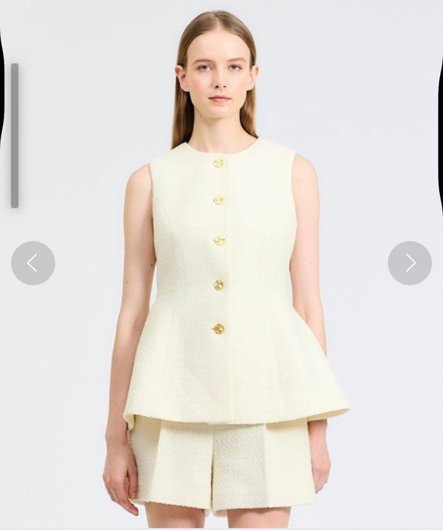 【新品未使用】エストネーション　ツイードジレ