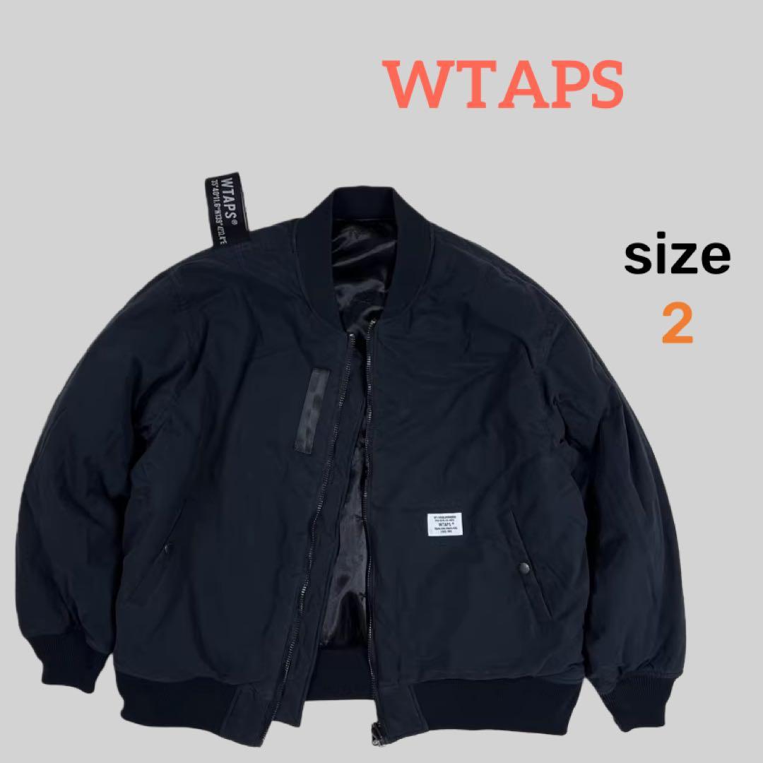 WTAPS JFW02ブラック MA-1ジャケット サイズ2