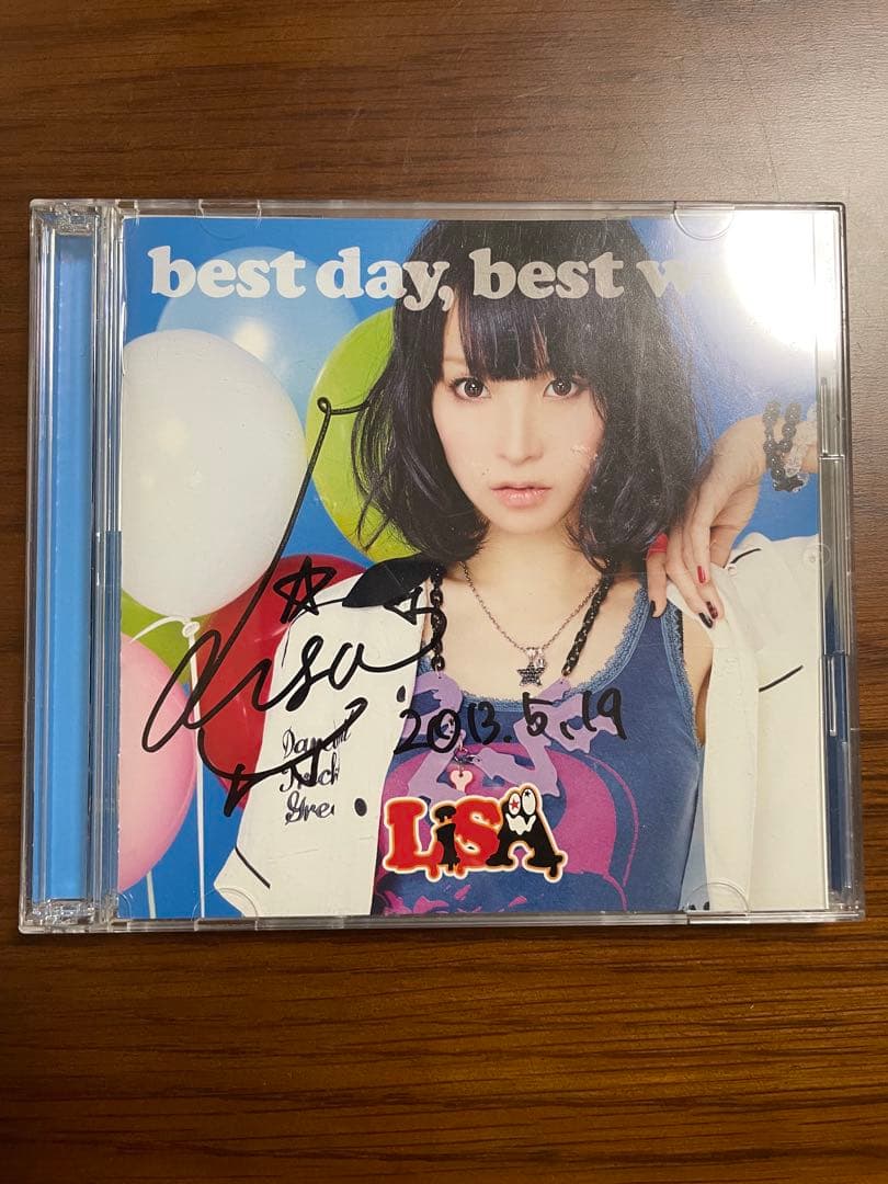 LiSA best day, best way CD 直筆サイン入り