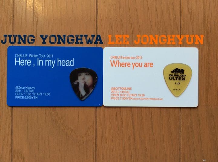 【稀少】CNBLUE ヨンファ　使用ピック【レア】