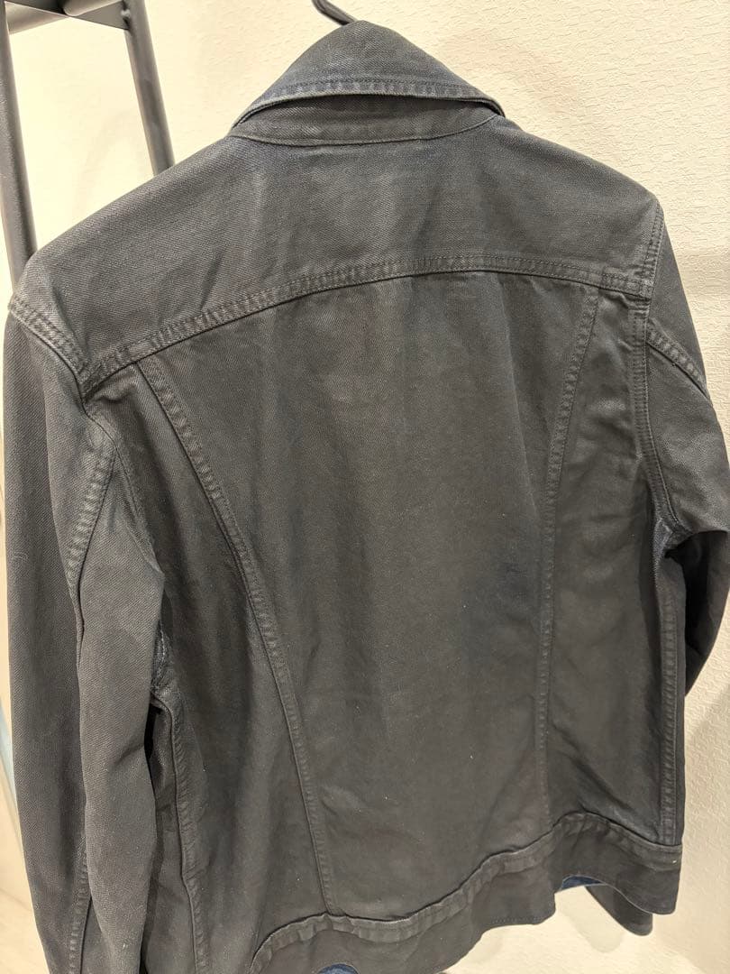 【美品】DIESEL デニムジャケット ブラック Mサイズ