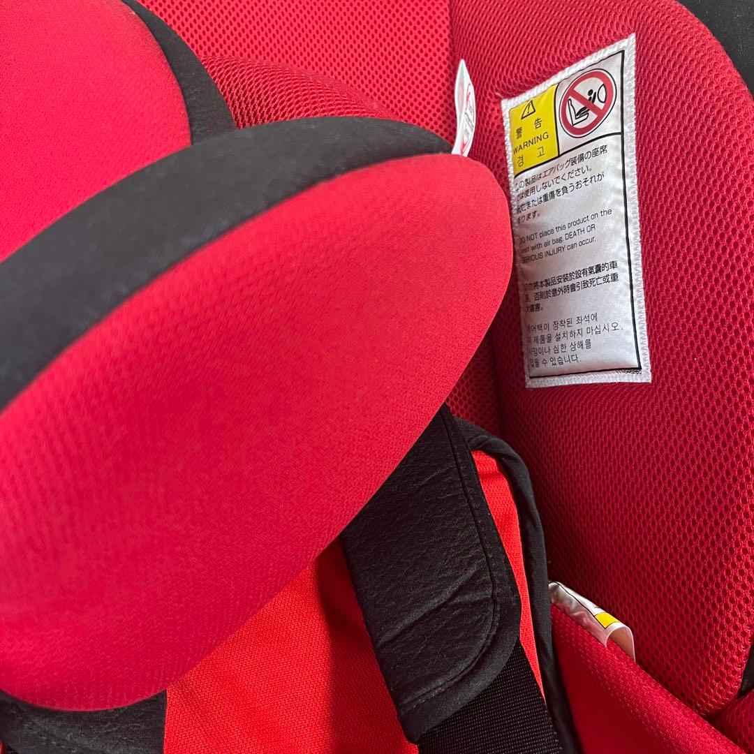 【美品】combi 新生児から4歳頃 チャイルドシート　ミニマグランデEG 赤