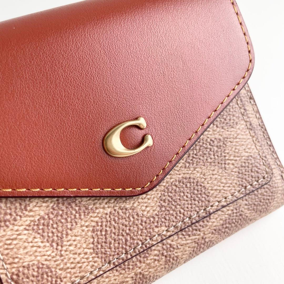 コーチ COACH 折り財布 ウィン スモールウォレット シグネチャー 新品保管