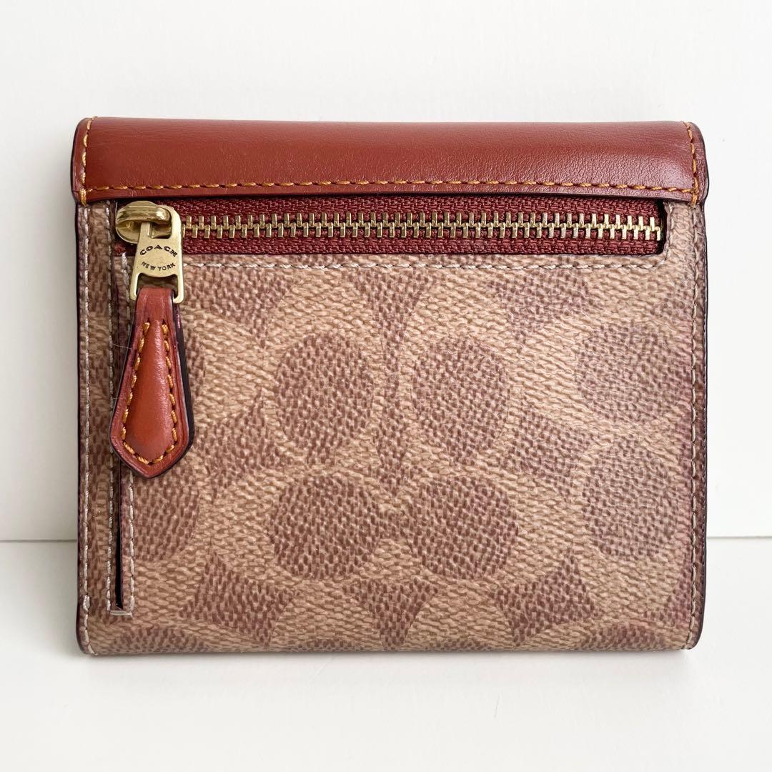 コーチ COACH 折り財布 ウィン スモールウォレット シグネチャー 新品保管