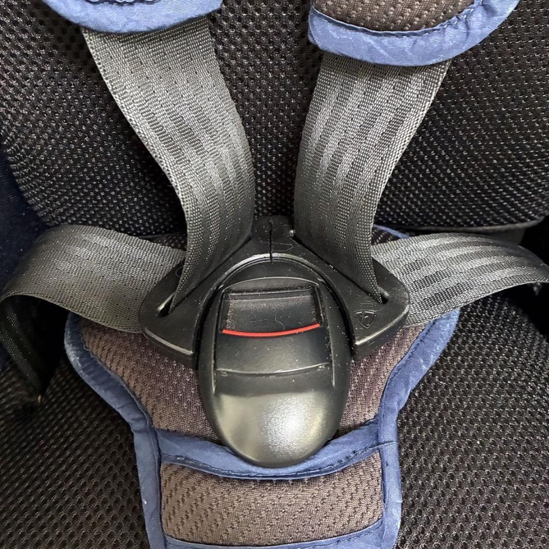 アップリカ エアグルーヴ クールブルー ジュニアシート ホームクリーニング済