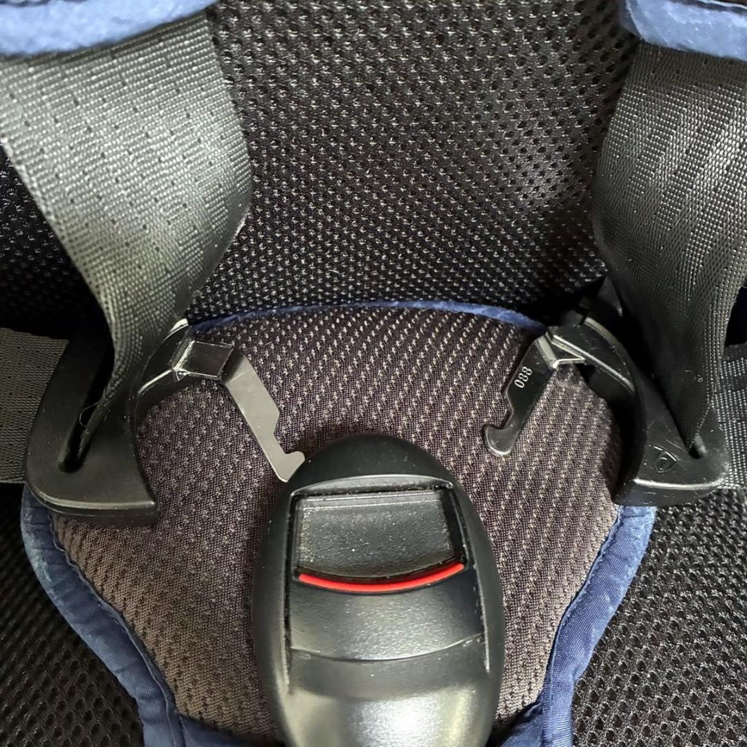 アップリカ エアグルーヴ クールブルー ジュニアシート ホームクリーニング済