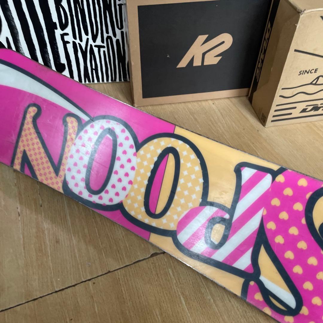 SPOON　スプーン　キッズスノーボードセット　バイン付4点セット