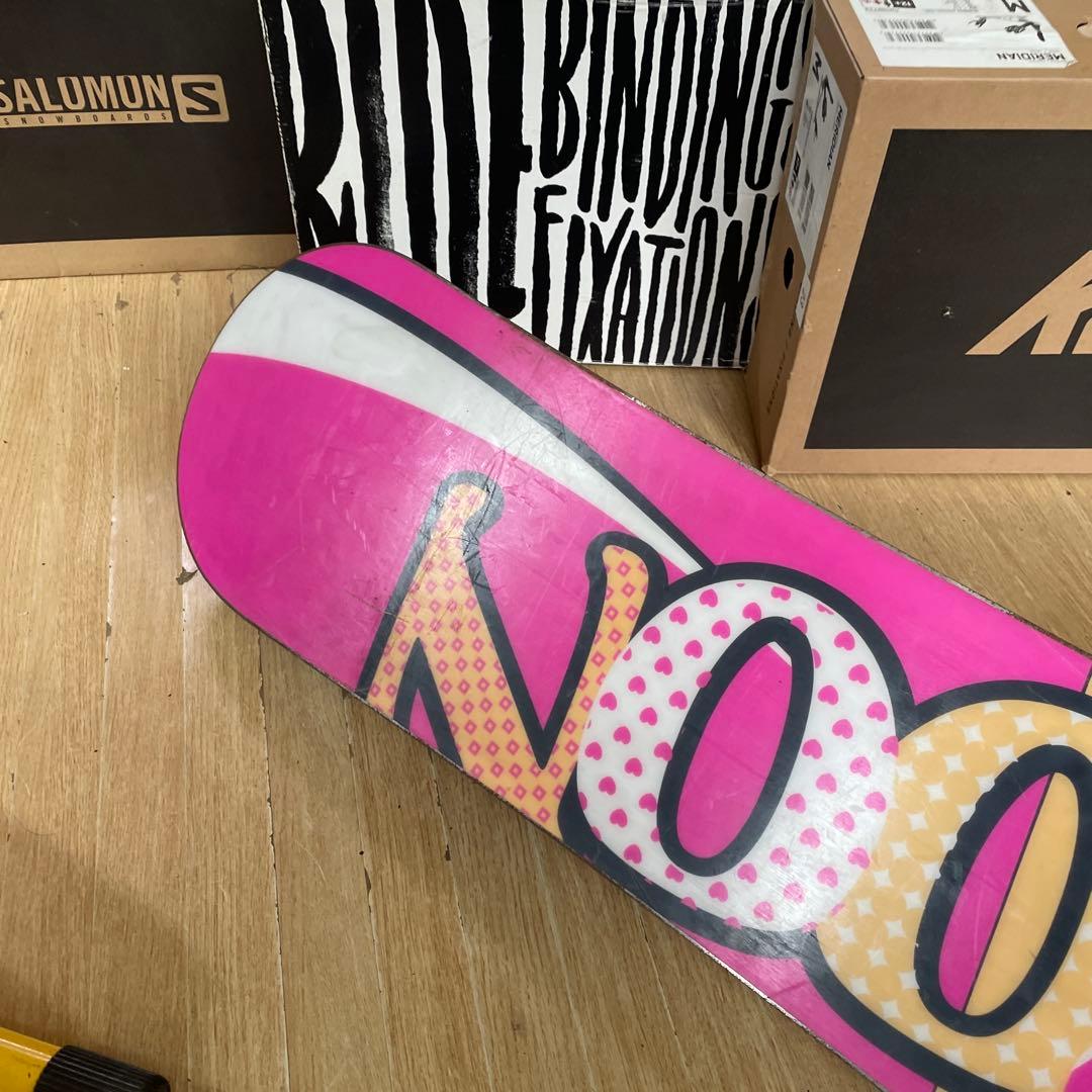 SPOON　スプーン　キッズスノーボードセット　バイン付4点セット