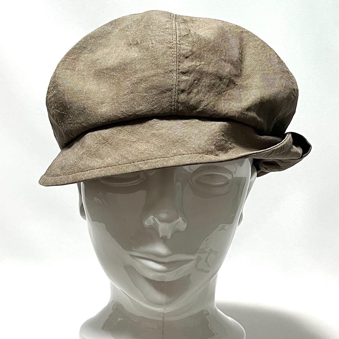 【美品】Vivienne Westwood 日本製オーヴ刺繍リネン製キャスケット