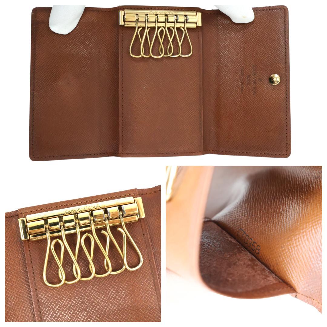 美品 ルイヴィトン キーケース 6連 モノグラム ミュルティクレ M62630