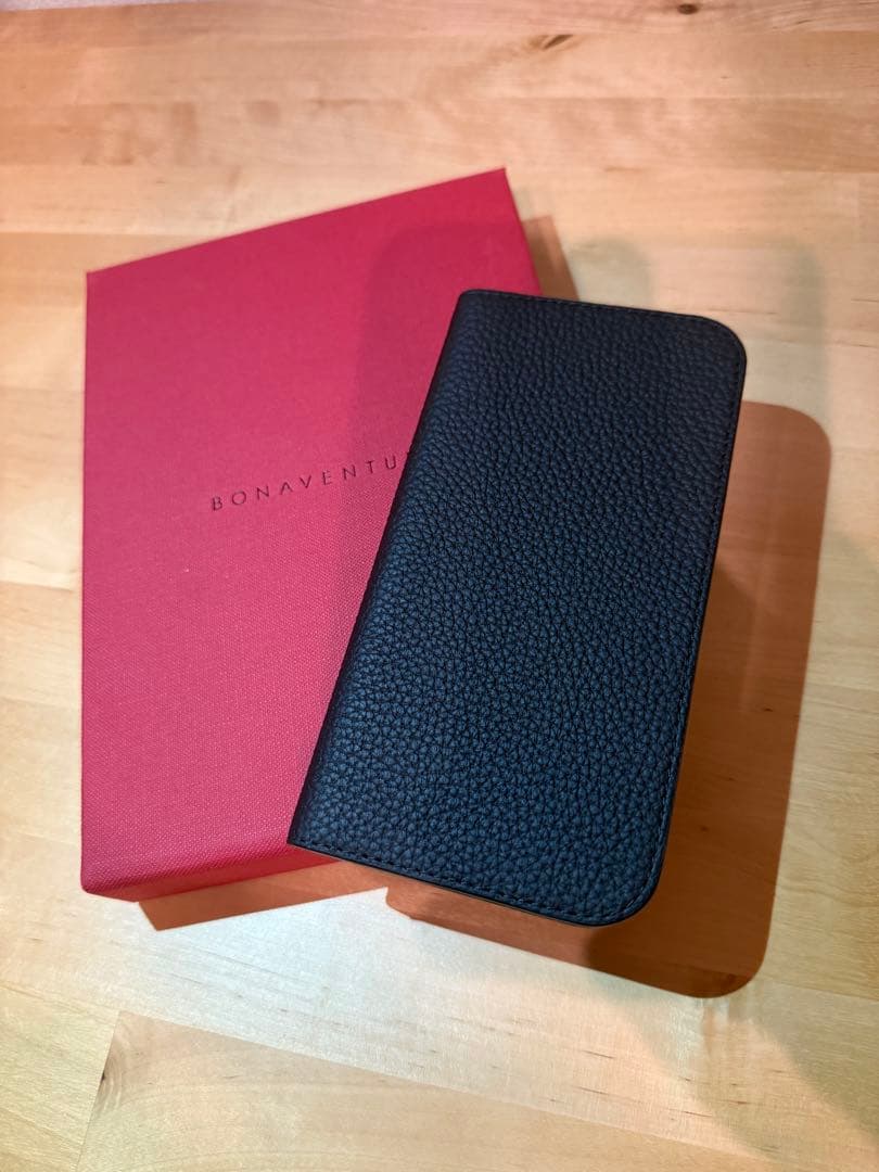 BONAVENTURA 手帳型 iPhone16proケース ブラック