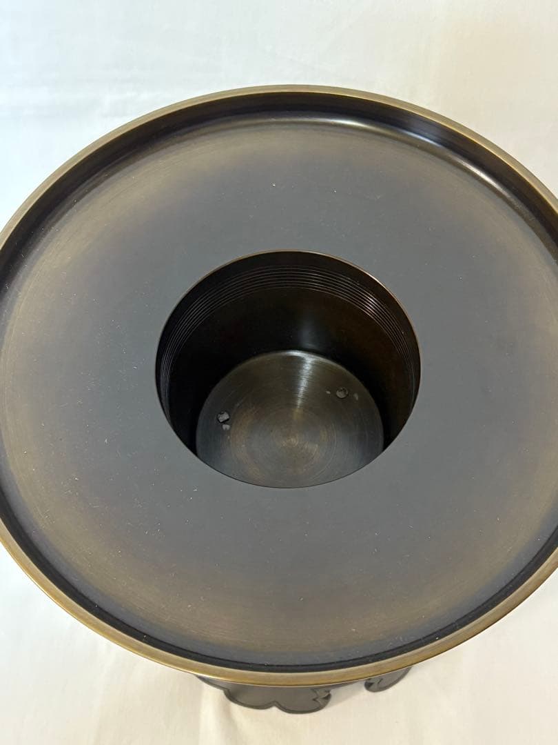 【K-110】池坊　花器　御玄猪　箱なし