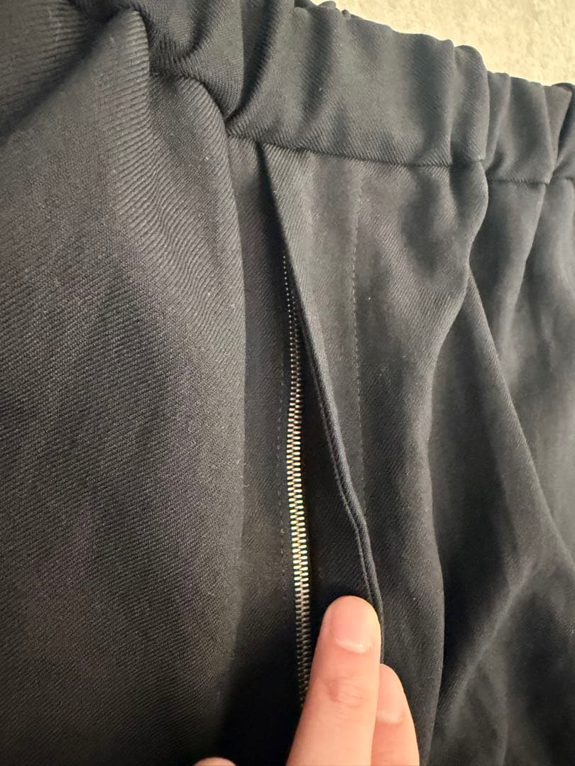 【定番】JIL SANDER ネイビー イージースラックスリラックスフィット