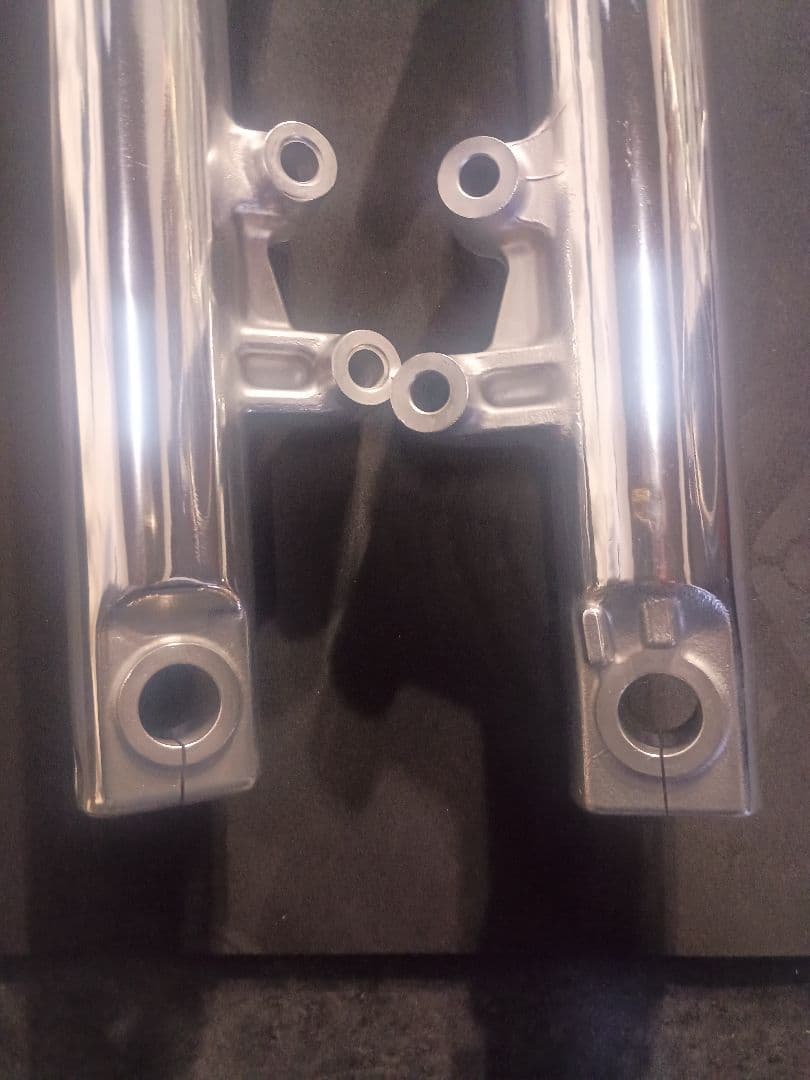 OH後未使用ゼファー400 純正フロントフォーク左右セット インナーチューブ新品