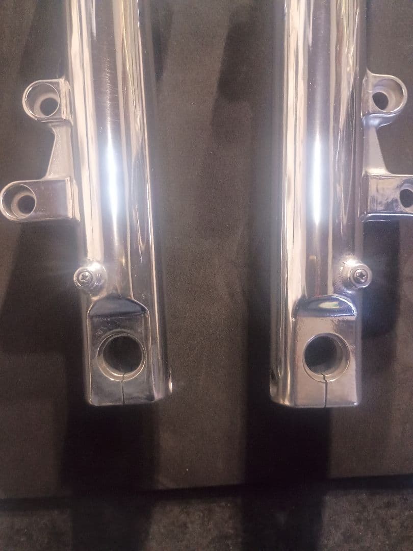 OH後未使用ゼファー400 純正フロントフォーク左右セット インナーチューブ新品