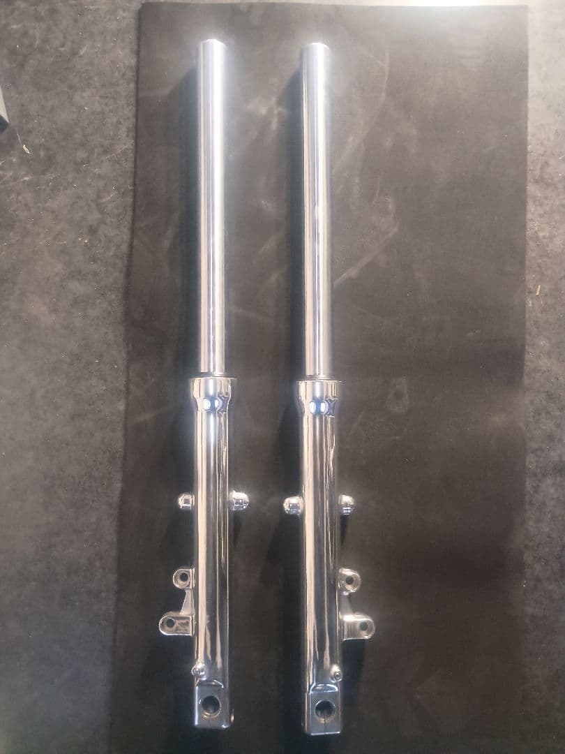 OH後未使用ゼファー400 純正フロントフォーク左右セット インナーチューブ新品