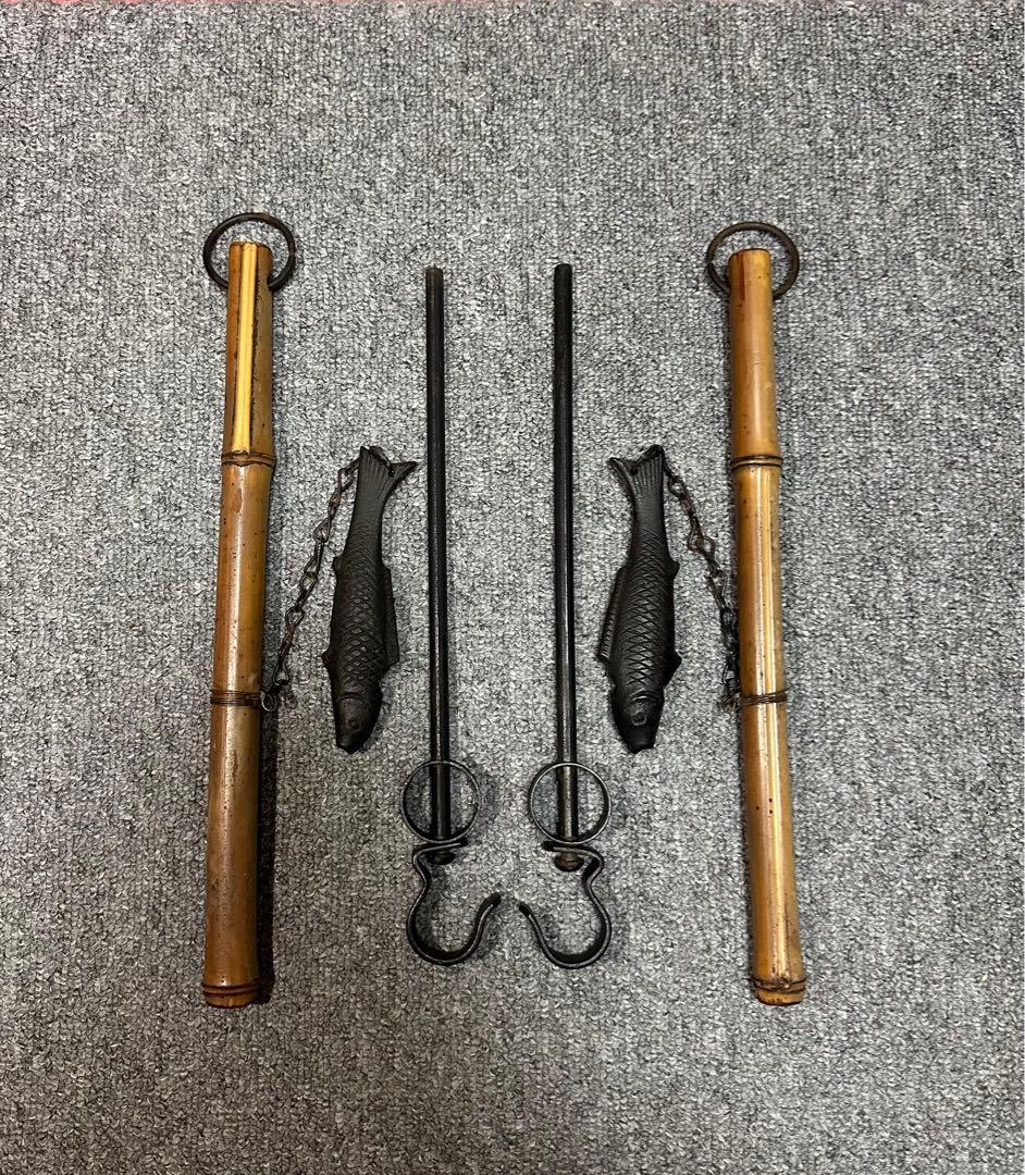 アンティーク　自在鉤　囲炉裏　古民具