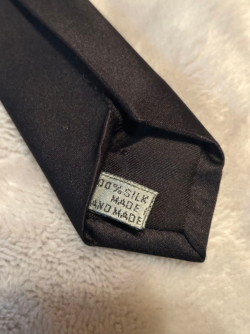 ＊値下げChristian Dior シルク100% ブラックネクタイ