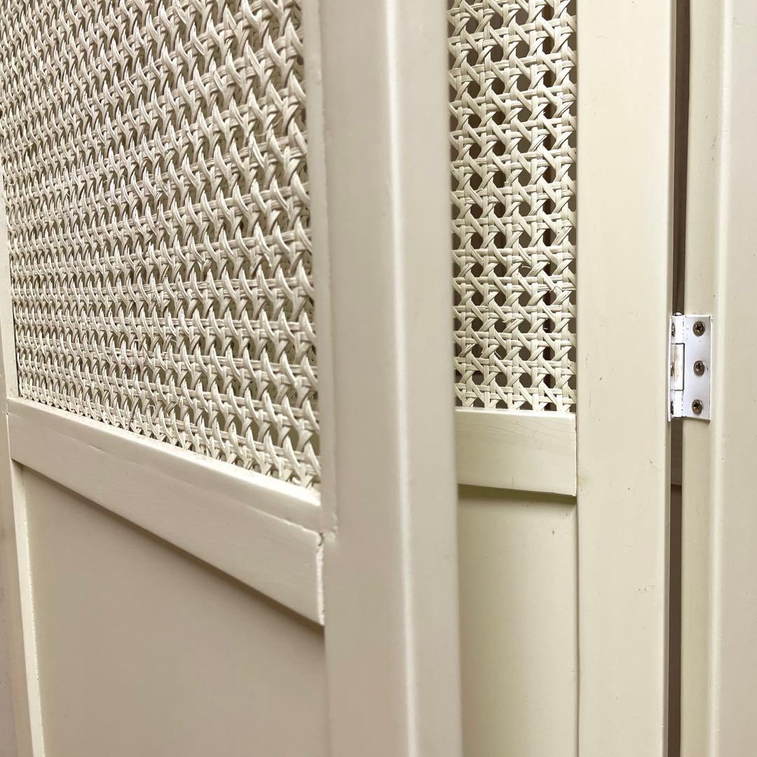 スクリーン　3連　フレンチアンティーク風