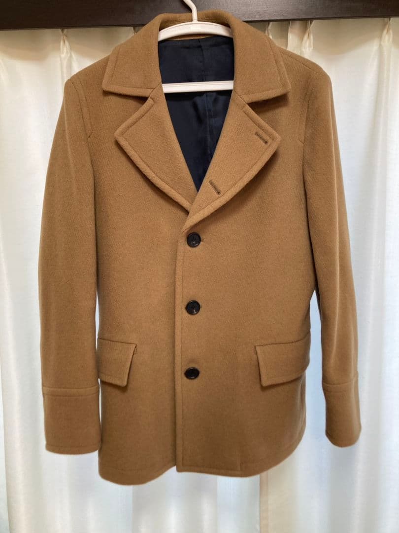 【美品】Paul Smith ピーコート キャメル
